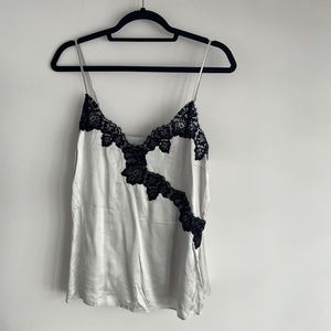 Cami NYC Silk Camisole | Silver | L